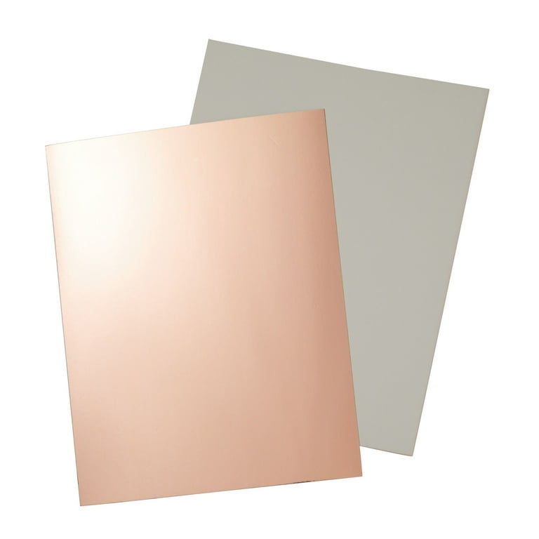 50 Pack Metallic Gold Foil Paper Board Sheets for Arts and Crafts, 8.5 x  11