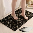 thumbnail image 1 of Xihbxyly Alfombra de Baño de Terciopelo Suave, Cómoda y Rellena de Espuma, Microfibra de Secado Rápido, Base de Pvc Antideslizante, Lavable a Máquina, Ideal para Baño, Cocina y Dormitorio, Decoración, 1 of 7