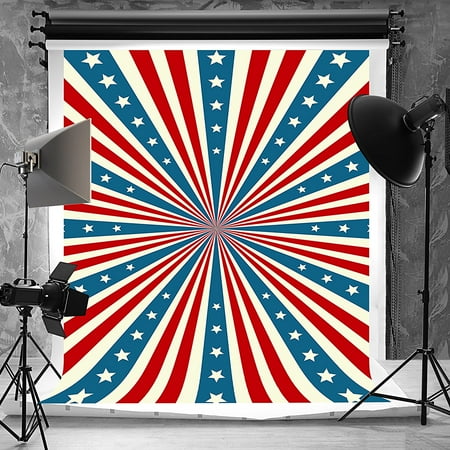 mohome polyester fabric 5x7ft american flag photography backdrops