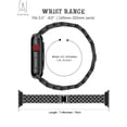 thumbnail image 6 of Gustave Bling Bracelet Bands Apple Watch Band 38mm 40mm Replacement Diamond Rhinestone Wristband Strap Compatible with iWatch Series SE 8 7 6 5 4 3 2 1 "Black", 6 of 9
