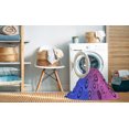 thumbnail image 2 of Ahgly Company Machine Washable Indoor Rectangle Transitional Dark Orchid Purple Area Rugs, 2' x 5', 2 of 7