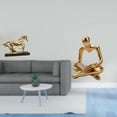 thumbnail image 2 of Escultura Figura Obra de Arte Adorno Coleccionable Estatua para Decoración de Escritorio Estantería Muebles de Sala Decoración del Hogar Pensador Abst, 2 of 8