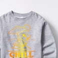 thumbnail image 3 of Peanuts - Chill Snoopy - Toddler And Youth Crewneck Fleece Sweatshirt, 3 of 6