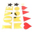 thumbnail image 3 of Love Banner Heart - Adorno colgante con estrella de cinco puntas para compromiso del día de San Valentín, 3 of 8
