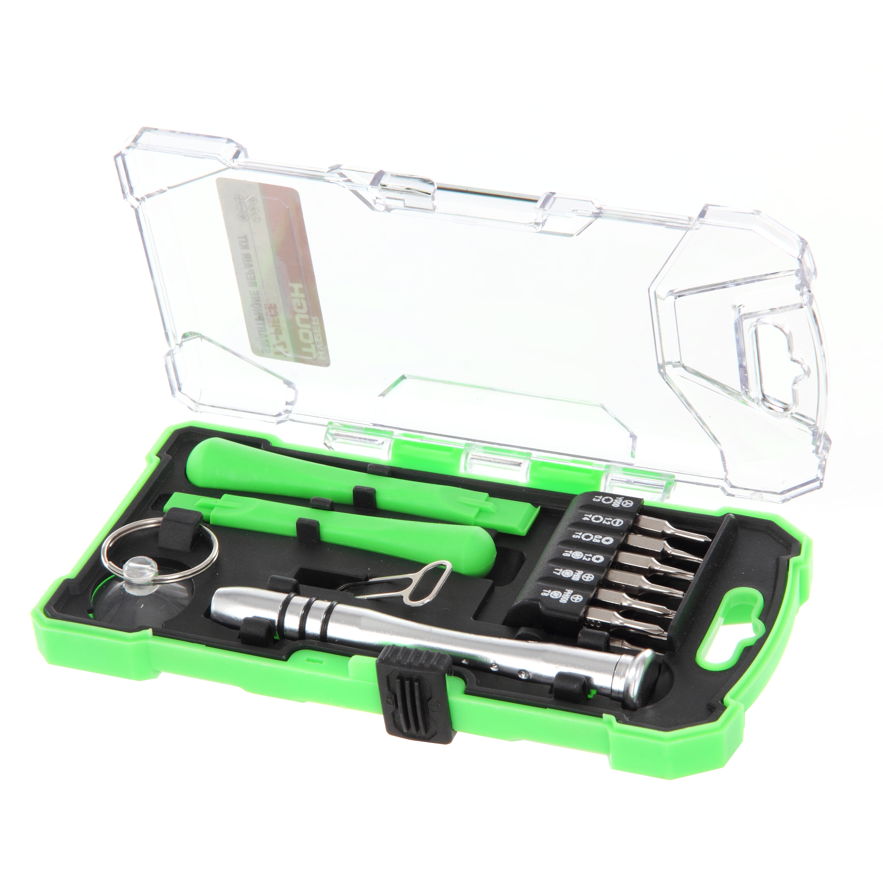 Hyper Tough 17 piece Smart Phone Repair Kit with Case TS85007A iPhone Samsung