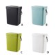 thumbnail image 5 of Cateissary Cubo de basura Cubo de basura Cesto de basura con tapa Accesorios para el hogar Puerta de tamaño compacto Reciclaje de plásticos Organizadores de utensilios de cocina Blanco 3L Cateissary HA084422-04, 5 of 6