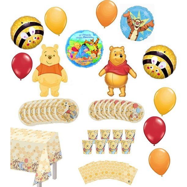 Winnie the Pooh Birthday Party Supplies 8 Guest Baby Shower Table