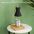 thumbnail image 7 of under $5 Usloyux Candle Warmer for Scented Candles Wax Melter Melts Warmer Lamp with Light Power A-Djustable Frosted Metal Body for Home Decoration, 7 of 7
