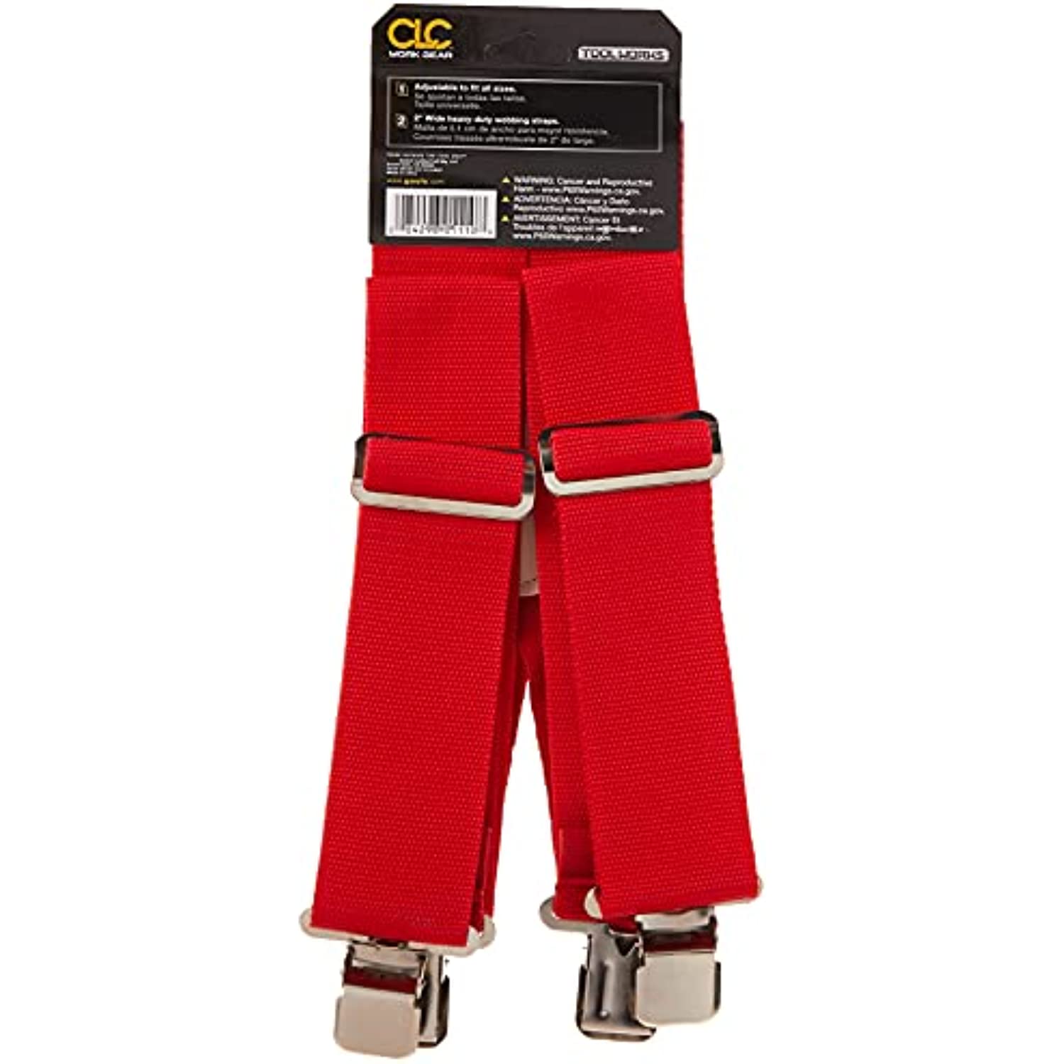 110RED 2 Wide Red Work Suspenders - image 5 of 5