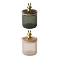 thumbnail image 1 of Dispensador Portátil para Almohadillas de Maquillaje, Caja Translúcida Multiusos para Bastoncillos Estilo A, 1 of 9