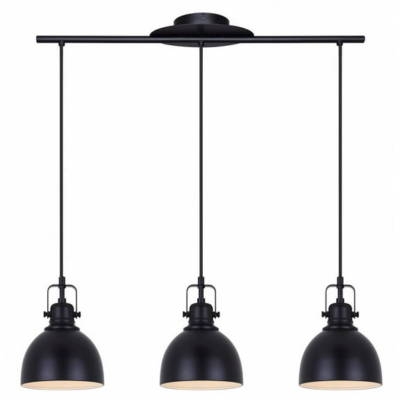IPL622A03BK Canarm Inc Polo - 3 Light Pendant In Shabby Chic Style-58.25 Inches Tall and 6.25 Inches Wide