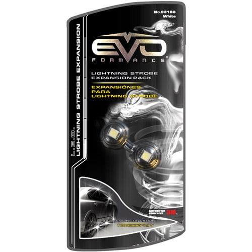 EVO Formance Ultra-Mini LED Lightning Strobe Expansion Pack - Amber - Twin Pack (Requires Controller Kit)