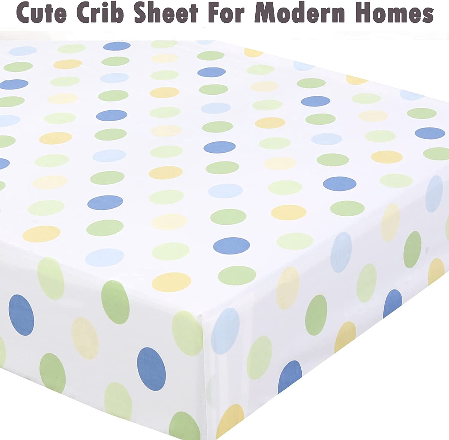 Danica 100% Cotton Fitted Baby Crib Sheet 3 Pack for baby Boys Girls |Standard Crib And Toddler Mattress Sheets | 28x52 Inch (3PK, City Frog )