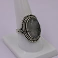 thumbnail image 3 of Fine Silver Moonstone Ring for Women Handmade in Jaipur, 3 of 4