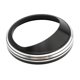 thumbnail image 2 of Anillos embellecedores para velocímetro de motocicleta, aleación de aluminio de 124mm, 5 "para Deluxe Flstn, reemplaza accesorios, piezas de negro y plata DYNWAVEMX Anillos de ajuste del velocímetro, 2 of 8