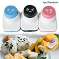 thumbnail image 6 of Cartoon Rice Ball Molds DIY Smiling Face Shape Seaweed Cutter Bento Sushi Tools, 6 of 14