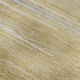 thumbnail image 3 of HomeRoots 678370 9 x 12 ft. Gold Gray & Ivory Striped Transitional Washable Machine Made Rectangle Area Rug with UV Protection, 3 of 8