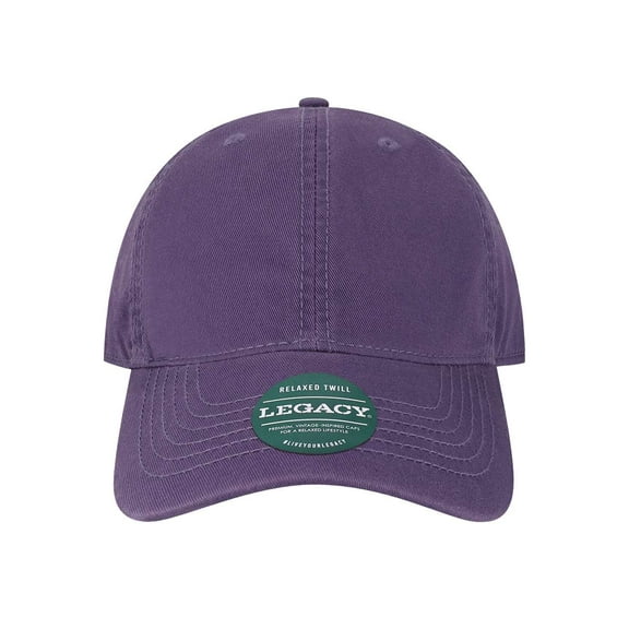 LEGACY - Relaxed Twill Dad Hat - EZA - Purple - Size: Adjustable