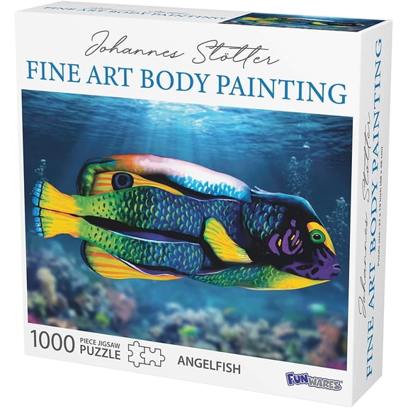 Johannes Stotter Angel Fish Body Art 1000 Piece Jigsaw Puzzle