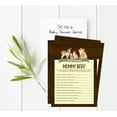 thumbnail image 2 of Inkdotpot Gender Neutral Who Knows Mommy BestBaby Shower GameCards-FunActivity Cards Set Of 50Jungle Animals Party Theme, 2 of 5