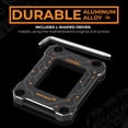 thumbnail image 2 of AAAwave LGA1851 CPU Contact Frame, Anti-Bending Fixing Bracket for Intel 15th Gen & Core Ultra Series 200 CPUs, Optimized Contact Pressure, Easy Installation, All Aluminum Alloy Frame - Black, 2 of 8
