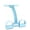 Blue, variant on XHJRI 6-Tube Resistance Bands with Handles & Foot Pedals, Adjustable Tension Fitness Equipment for Full-Body Workout, Legs Arms Abs Training.