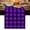 Purple, variant on Black Orange Plaid Table Runner 48 Inches Long, Farmhouse Buffalo Check Gingham Kitchen Coffee Dining Table Decoration for Home Party Birthday Wedding Home Decor 13x48 Inches