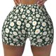 thumbnail image 2 of Fotbe White Daisies and Bee Shorts Sin Costuras – Shorts Deportivos de Cintura Alta para Mujer, Elásticos para Gimnasio, Yoga, Running o Ciclismo-Small, 2 of 8