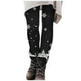 thumbnail image 2 of Azrian Women's Plus Size Swearpants Fashion Casual Christmas Printed Tight Leggings High Waist Long Pants, 2 of 5