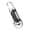 Black, variant on Keychain Flashlight, Mini LED Key Ring Light, USB Rechargeable Pocket Light, Small Bright Flashlight for Keys Purse Backpack