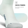 thumbnail image 5 of Feetures Elite Light Cushion Mini Crew Sock - Sport Sock with Targeted Compression - Mint Bounce , Large (1 Pair), 5 of 7