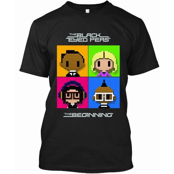 NEW! Popular The Black Eyed Peas The Beginning American Music Logo T-SHIRT S-4XL