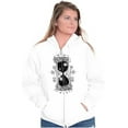 thumbnail image 3 of Hourglass Celestial Symbol Beautiful Unisex Fleece Graphic Zip Up Hoodie Brisco Brands 3X, 3 of 5