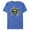 Royal Blue Heather, variant on Men's Superman Logo Broken Chain Graphic Tee Navy Blue 3X Large