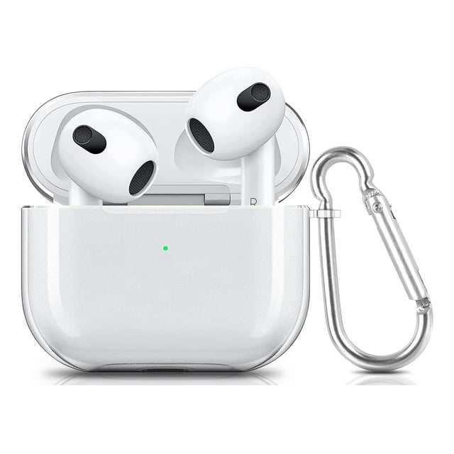 Funda de silicona para AirPods 3 2021, funda de carga y arnés