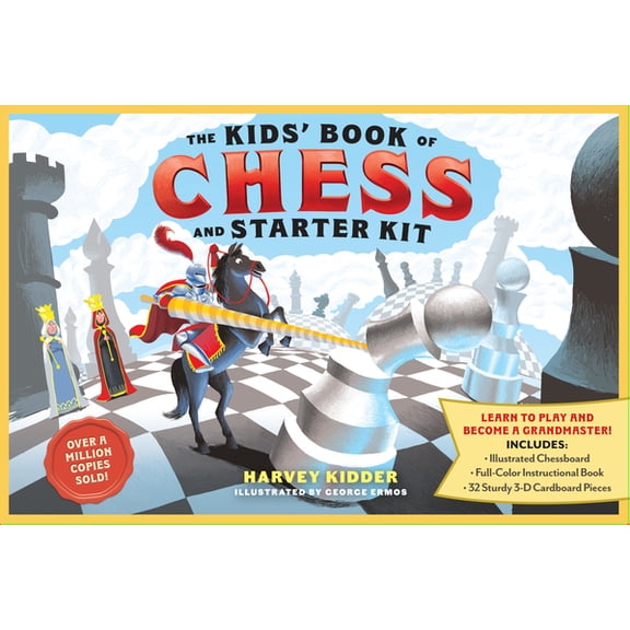 Pre-Owned The Kids' Book of Chess and Starter Kit: Learn to Play and Become a Grandmaster! Includes Illustrated Chessboard, Full-Color Instructional Book, and 3 (Misc.) 1523516038 9781523516032