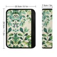 thumbnail image 3 of WYYP Floral Pattern Green Leafy Design Car Safety Seatbelt Shoulder Pad 1Pcs, 3 of 5