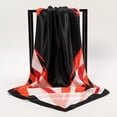 thumbnail image 2 of Yoyauz 35" Large Square Satin Head Scarf - Silk Hair Scarf Square Hair Bandanas Large Scarf Sleeping Head Wraps for Women, 2 of 5