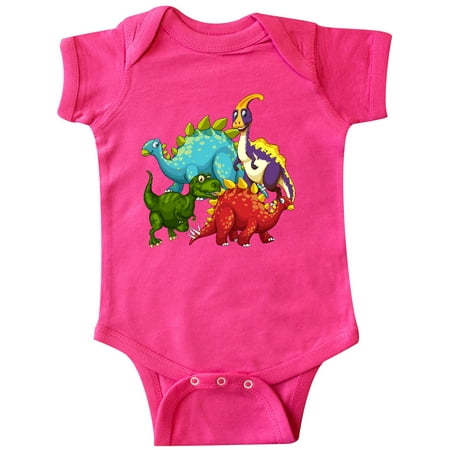 

Inktastic Cute Dinosaurs Gift Baby Boy or Baby Girl Bodysuit