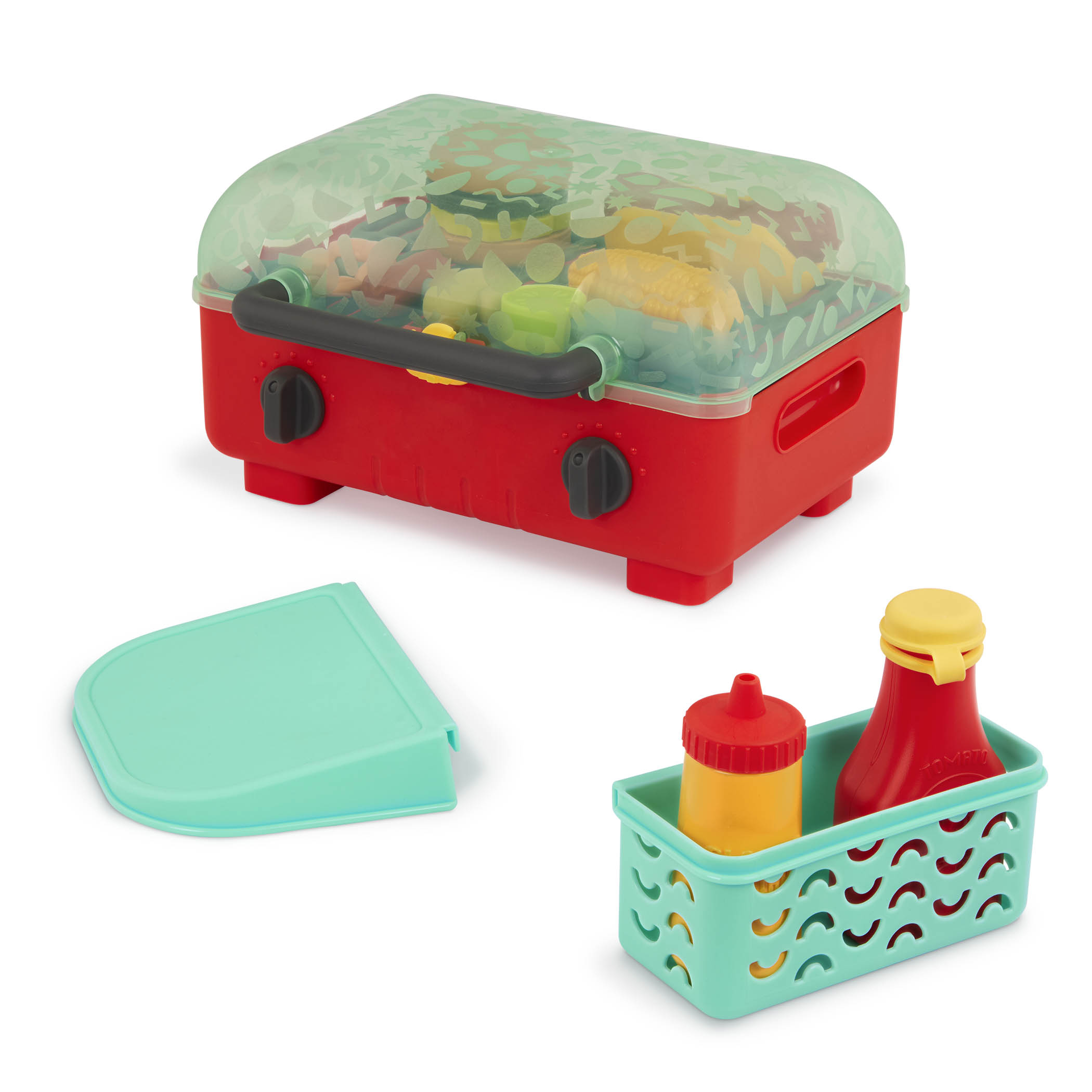 Battat Cook 'n' Go BBQ Set with Play Food and Utensils photo 8