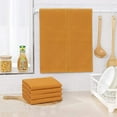 thumbnail image 6 of Ruvanti 100% Cotton Kitchen Towels 06 Pack – Super Soft and Absorbent Dish Towels and Dish Cloths - Kitchen Hand Towels, Quick Drying Dish Towels for Kitchen, Washable Dish Rags - 15”x 29” - Mustard, 6 of 10