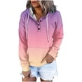 thumbnail image 1 of Hauts pour Femmes à Manches Longues Mode Imprimée avec Poche Blouse Décontractée à Boutons, 1 of 5