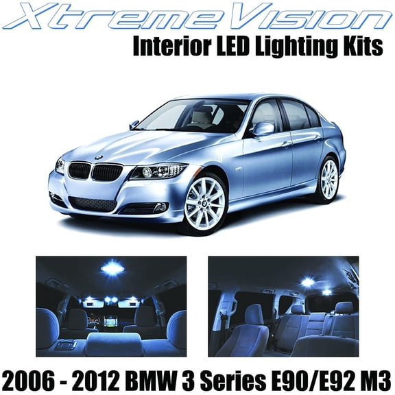 XtremeVision LED for BMW 3 Series E90 E92 M3 2006-2012 14 Pieces Cool White Premium Interior LED Kit Package   Installation Tool