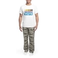 thumbnail image 5 of CafePress - Vote Peace Men's Light Pajamas - Men's Light Loose Fit Cotton Pajama Set, 5 of 7