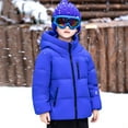 thumbnail image 5 of ATOGUTA Boys Puffer Coat Winter Fleece Jacket Zip Up Hooded Puffer Quilted Kids Outerwear Jacket for Boys Size 1T-14 Blue, 5 of 6