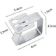 thumbnail image 2 of Pinzas para manteles de plata con forma de vajilla, diseño elástico, resistentes, de acero inoxidable, para fiestas al aire libre, picnics, cenas tipo buffet de bodas, acampadas y uso en el hogar y, 2 of 5