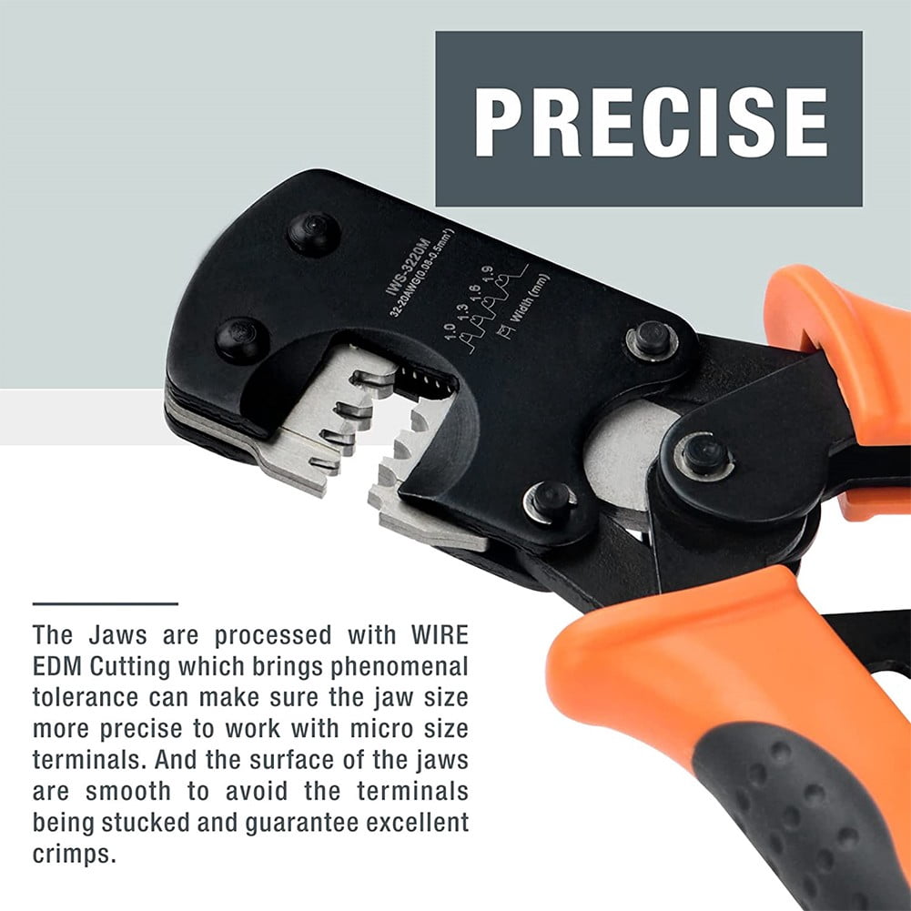 1 X For Iwiss Iws-3220M-Connector Pin Crimping Tool 0.03-0.52Mm² 32-20Awg