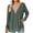 Army Green, variant on Npasoilc Pullover for Women V-Neck Long Sleeve Hem Slit Casual Loose Top Sweatshirts Blouse Tops