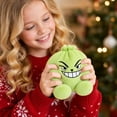 thumbnail image 6 of Cute Green Bao Bun Dumpling Plush with Steamer Box, Soft Squeezable Stuffed Dumpling Toy with Embroidered Face, Anxiety Relief Fidget Plushie for Office Desk Home Decor Novelty Gift, 6 of 7