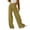 Yellow*, variant on RUTAYY Women's Corduroy Pants Solid Color Straight Leg Casual Business Comfortable Loose Fit Chic Elegant Trousers